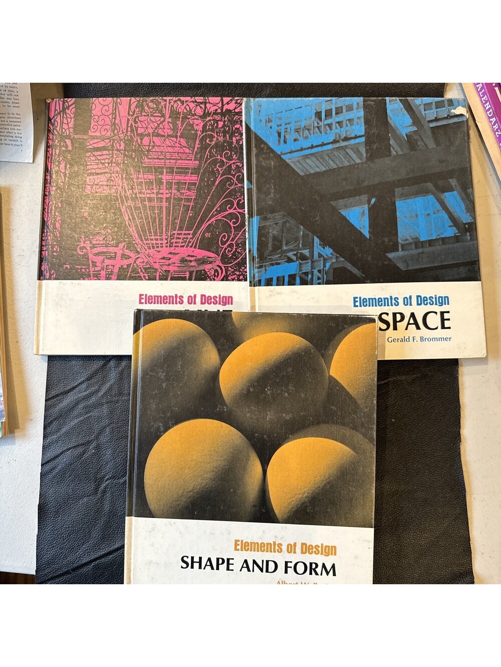 Elements of Design: LINE/ SPACE/SHAPE by Jack Selleck 1974 1st Edition Lot. RARE